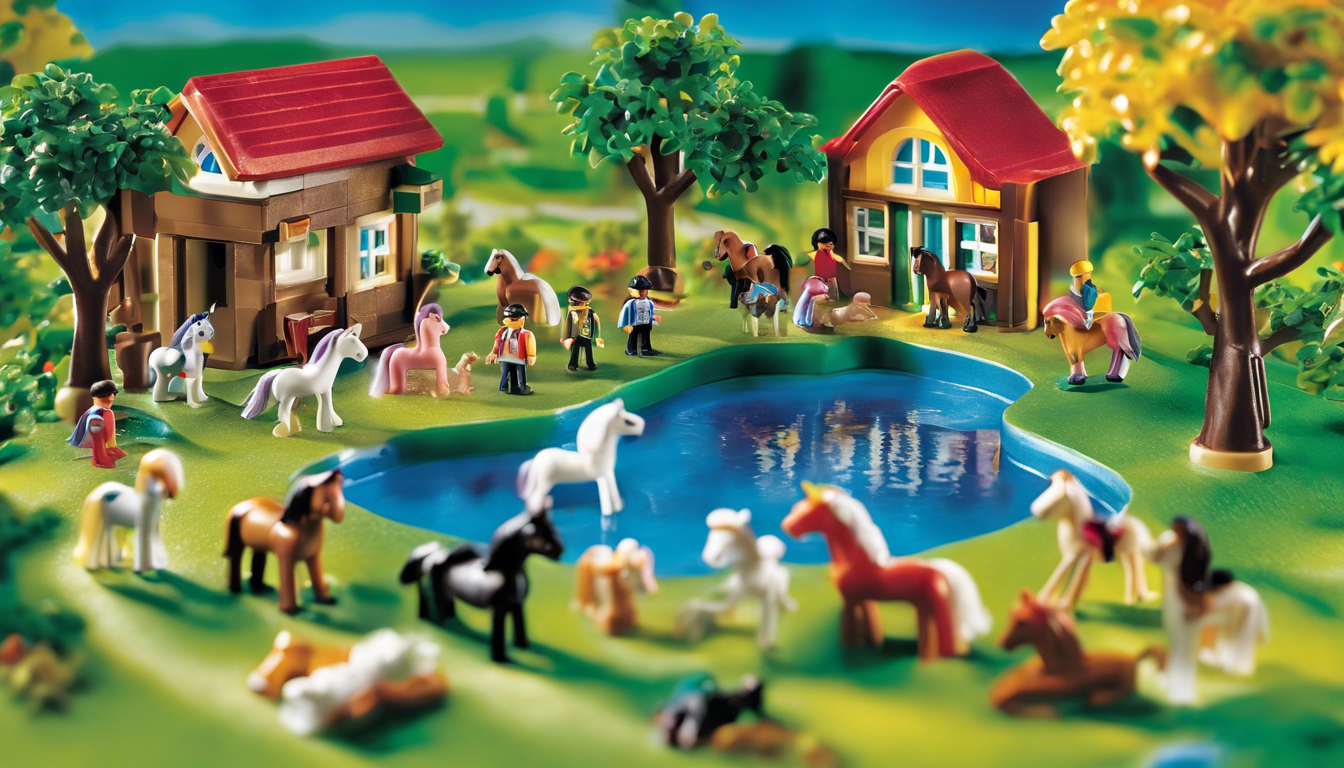 plongez dans l'univers envoûtant des poneys playmobil ! explorez des aventures équestres captivantes, des accessoires colorés et des personnages adorables qui feront rêver les enfants. parfait pour stimuler l'imagination et créer des histoires inoubliables !